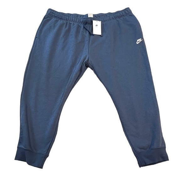 Nike Joggers Women's Size 4X Blue Sportswear Club Fleece Pockets DV5085-491 NWT - Picture 4 of 7